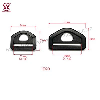 プラスチックDリングバックル